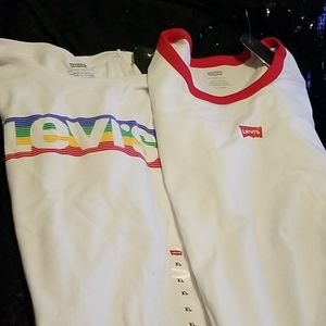 White Levi's tshirt. 2 for 1